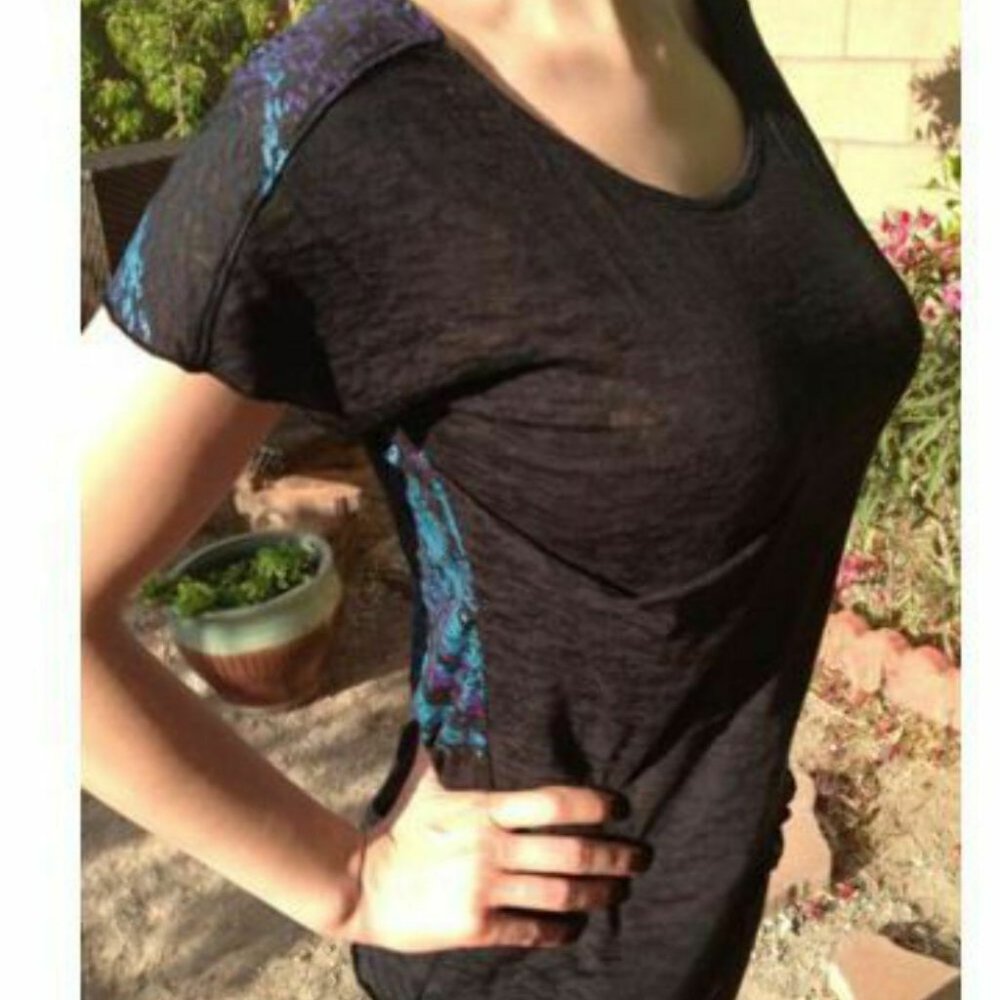 ROXY SHORT SLEEVE KNIT SHIRT BLACK, M/L